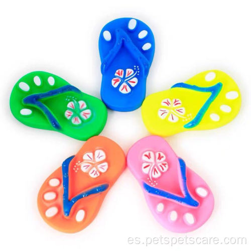 Slippers Forma Toya de mascota de vinilo chirriante